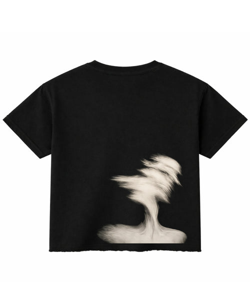 Black Boxy Fit T-shirt Back Design