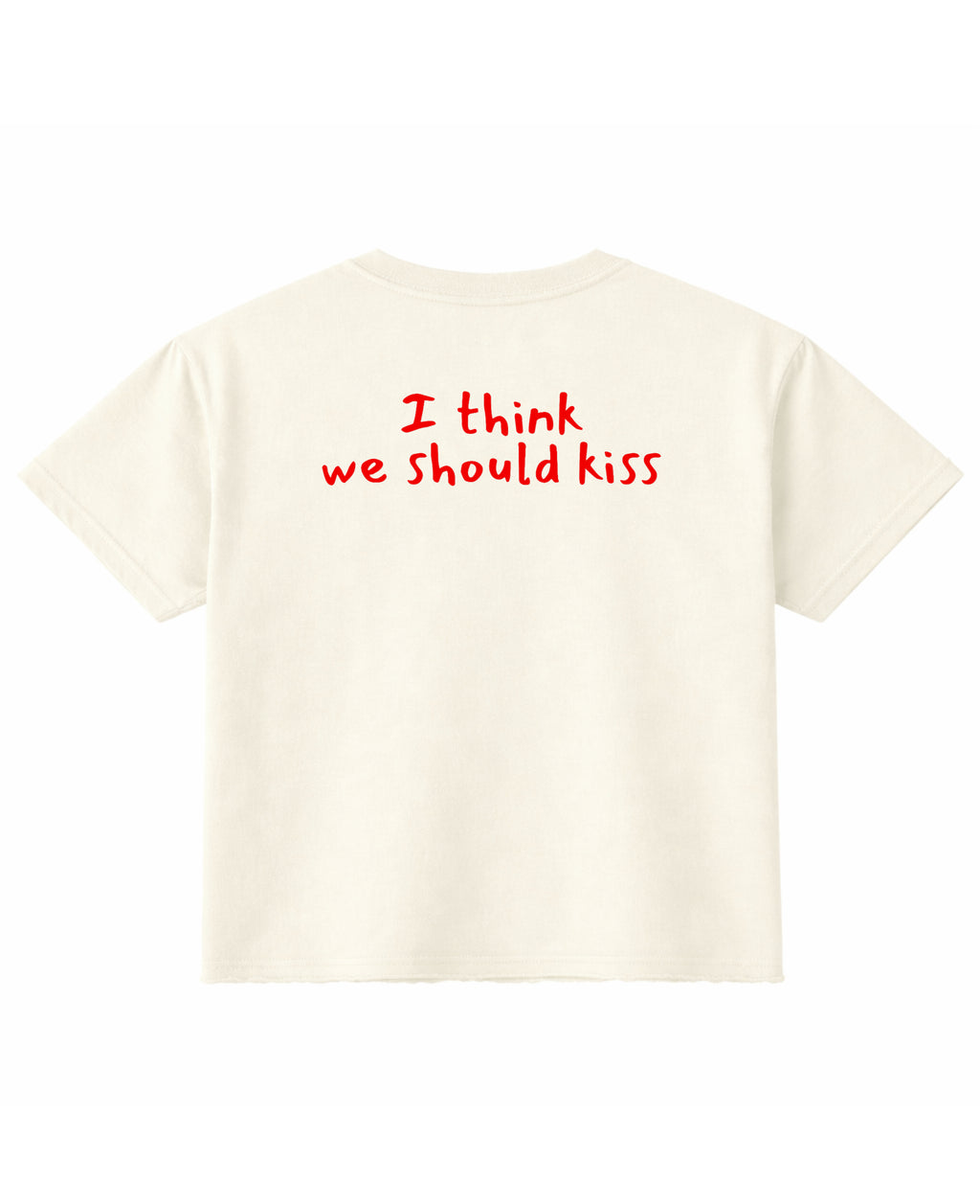 Off White Boxy Fit T-shirt Back Design