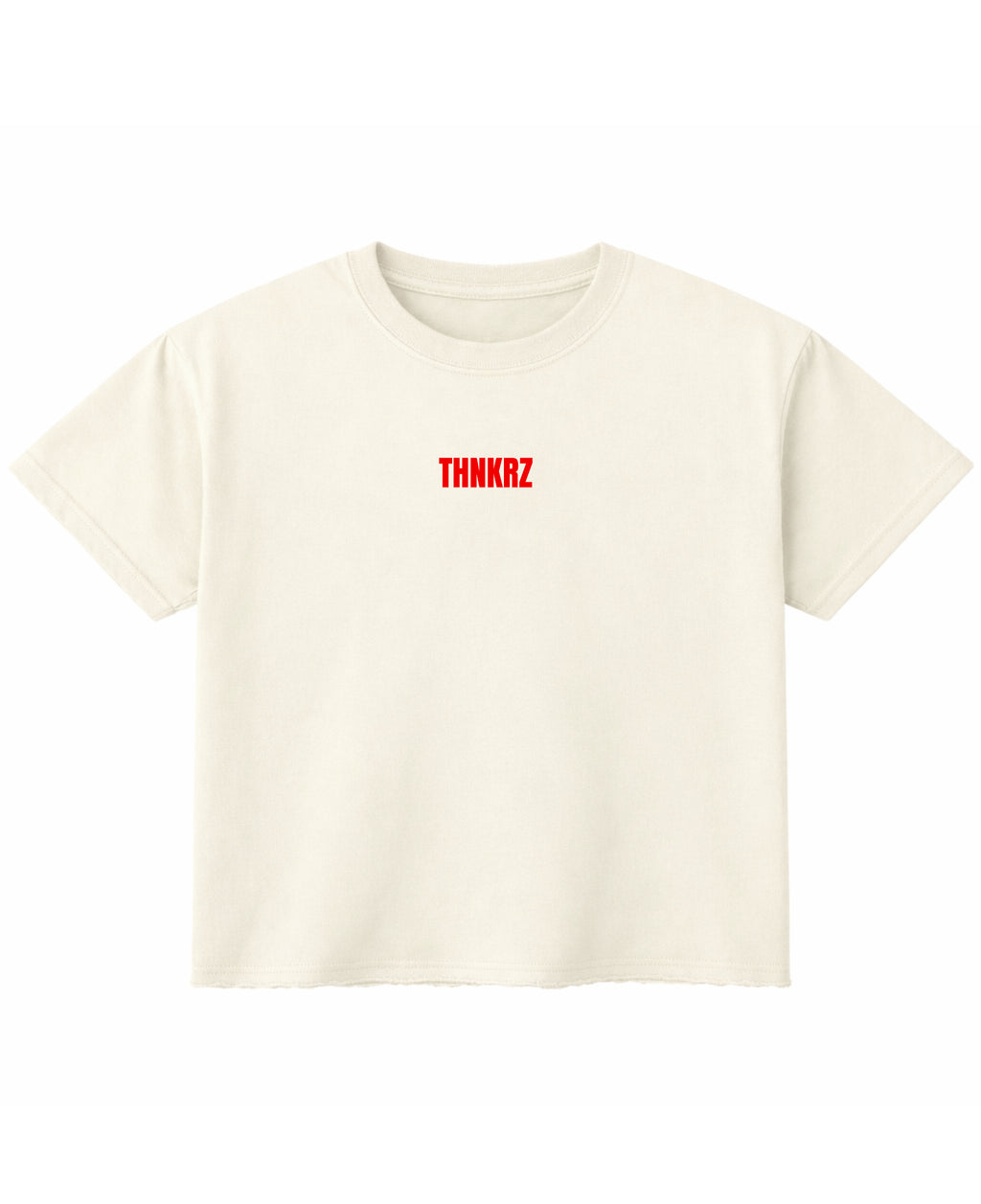Off White Boxy Fit T-shirt Front Design