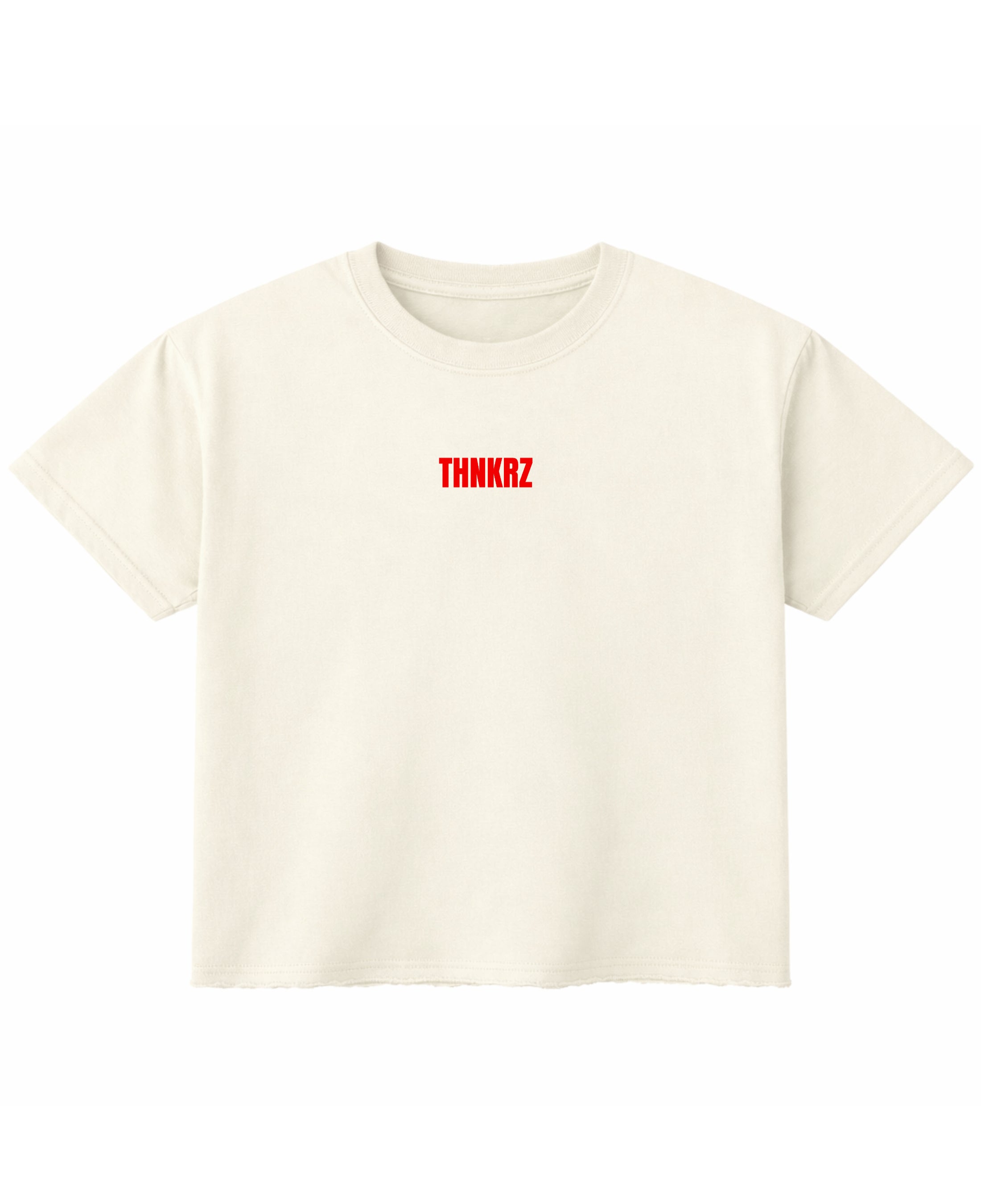 Off White Boxy Fit T-shirt Front Design